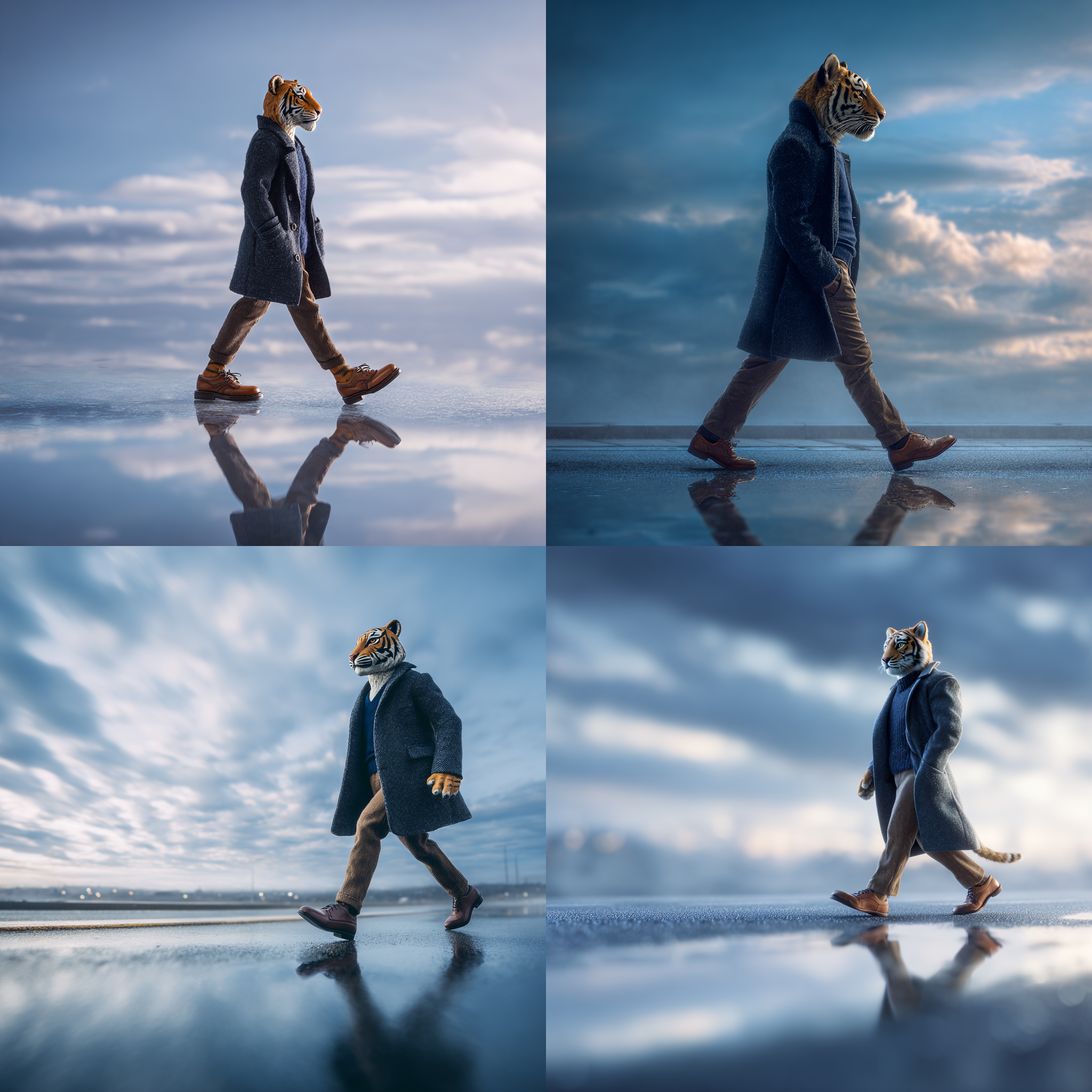 귀여운 동물친구 2°C 튼구름 날씨 패션 추천 코디