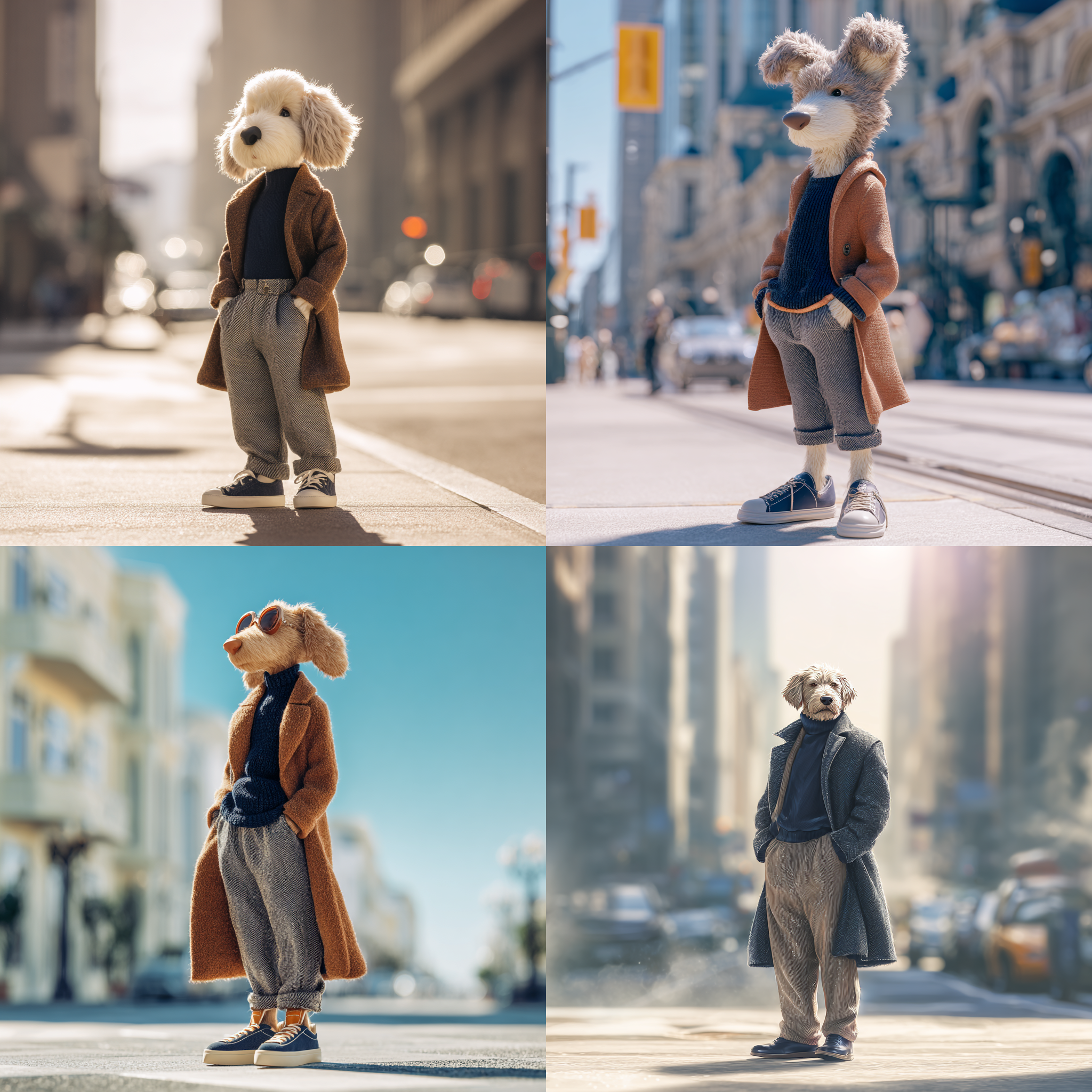 귀여운 동물친구 3°C 맑음 날씨 패션 추천 코디