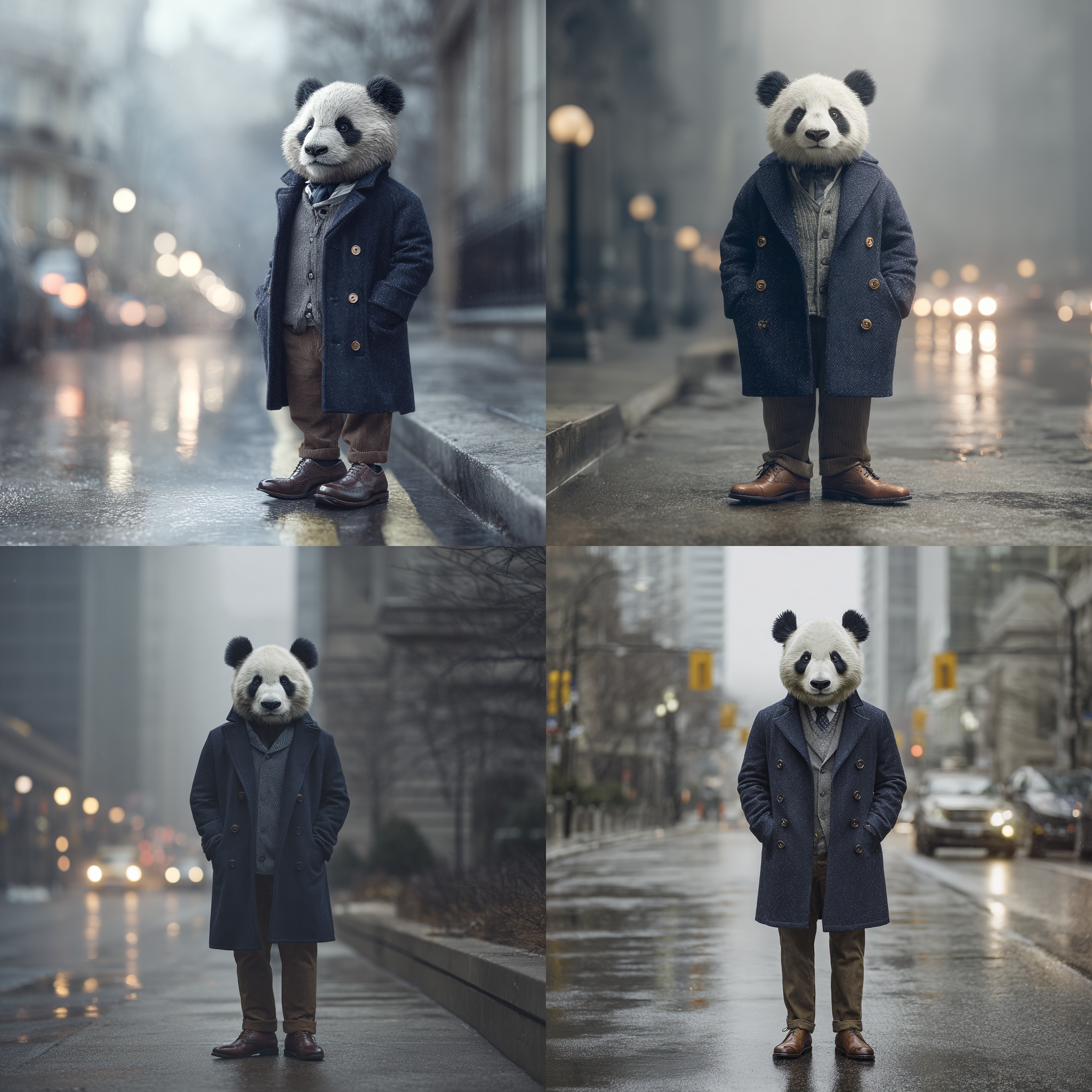 귀여운 동물친구 10°C 튼구름 날씨 패션 추천 코디